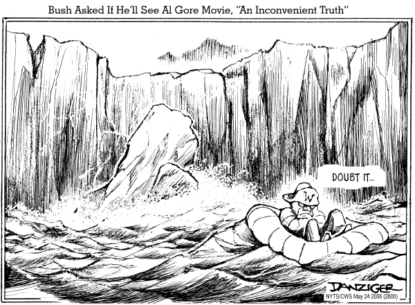 Editorial Cartoon by Jeff Danziger, CWS/CartoonArts Intl. on President Unconcerned With Polls