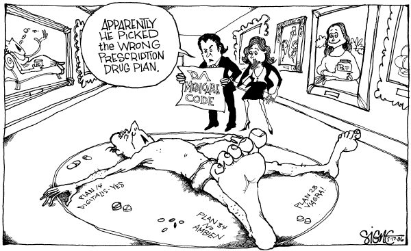 Editorial Cartoon by Signe Wilkinson, Philadelphia Daily News on In Other News
