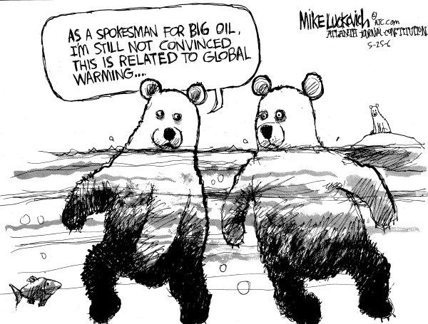 Editorial Cartoon by Mike Luckovich, Atlanta Journal-Constitution on Gore’s Movie Breaks Records