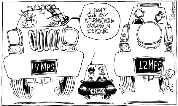 Editorial Cartoon by Signe Wilkinson, Philadelphia Daily News on Gore’s Movie Breaks Records