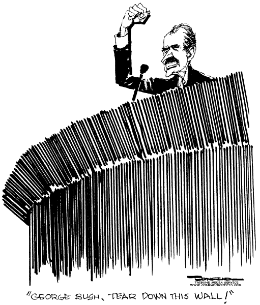 Editorial Cartoon by Paul Conrad, Tribune Media Services on Fox Weighs In on Immigration