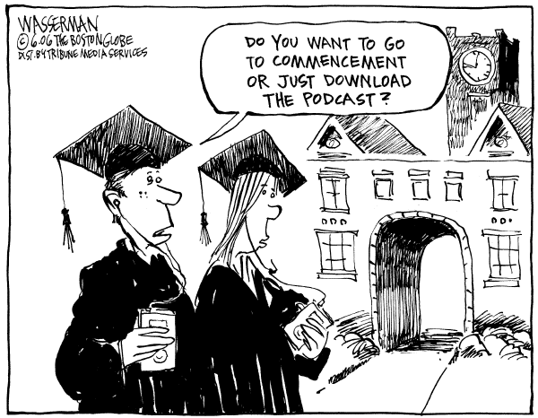 Editorial Cartoon by Dan Wasserman, Boston Globe on In Other News