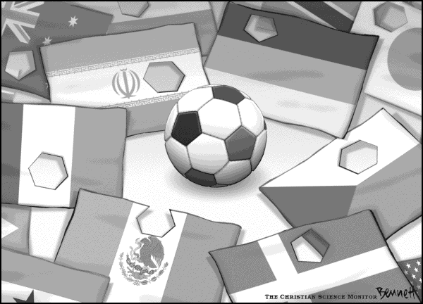 Editorial Cartoon by Clay Bennett, Christian Science Monitor on In Other News