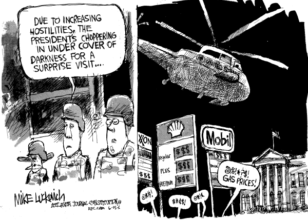 Editorial Cartoon by Mike Luckovich, Atlanta Journal-Constitution on In Other News
