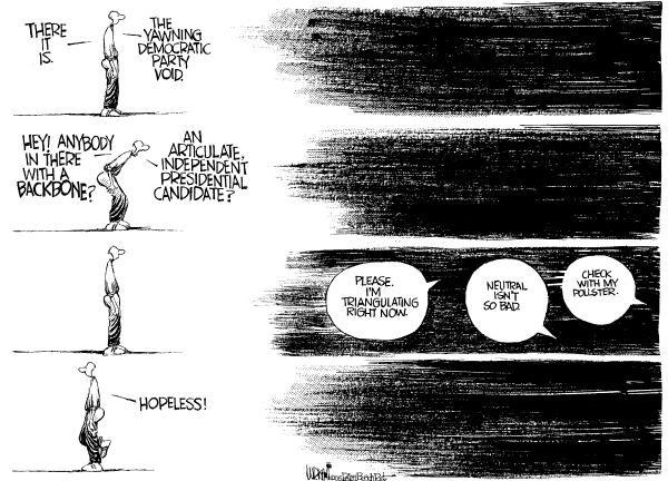 Editorial Cartoon by Don Wright, Palm Beach Post on Parties Gear Up for Campaigns