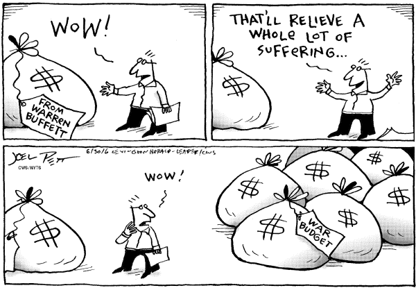 Editorial Cartoon by Joel Pett, Lexington Herald-Leader, CWS/CartoonArts Intl. on In Other News