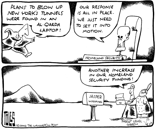 Editorial Cartoon by Tom Toles, Washington Post on In Other News