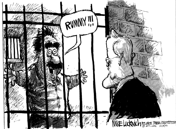 Editorial Cartoon by Mike Luckovich, Atlanta Journal-Constitution on Situation Grows More Dire in Iraq