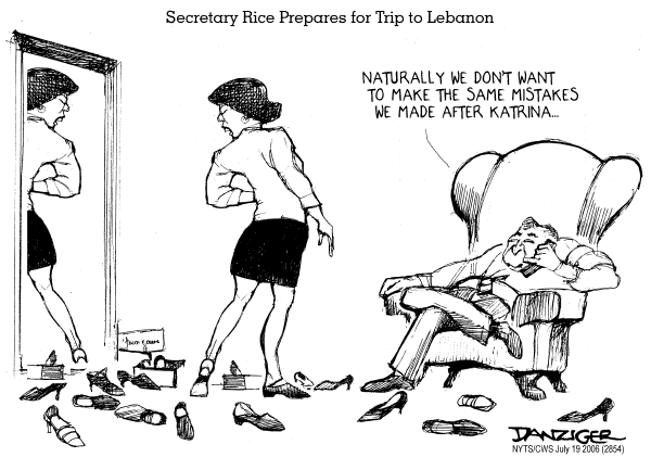 Editorial Cartoon by Jeff Danziger, CWS/CartoonArts Intl. on US Stays on Mideast Sidelines