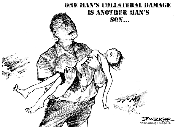 Editorial Cartoon by Jeff Danziger, CWS/CartoonArts Intl. on Israel Invades Lebanon