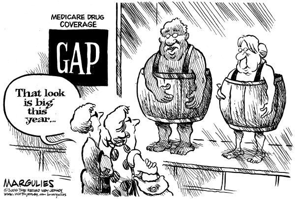 Editorial Cartoon by Jimmy Margulies, The Record, New Jersey on Economy on Course, White House Says