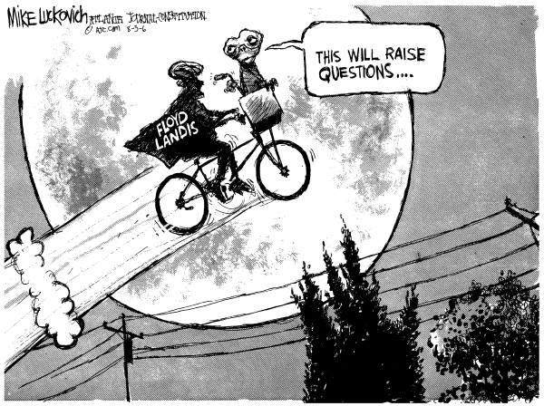 Editorial Cartoon by Mike Luckovich, Atlanta Journal-Constitution on In Other News