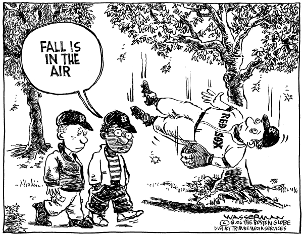 Editorial Cartoon by Dan Wasserman, Boston Globe on In Other News