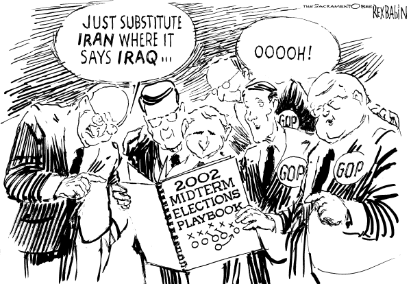 Editorial Cartoon by Rex Babin, Sacramento Bee on GOP Confident on Fall Elections