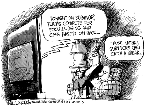 Editorial Cartoon by Mike Luckovich, Atlanta Journal-Constitution on In Other News