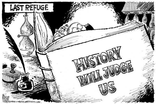 Editorial Cartoon by Mike Lane, Cagle Cartoons on Bush Delivers Major Speech