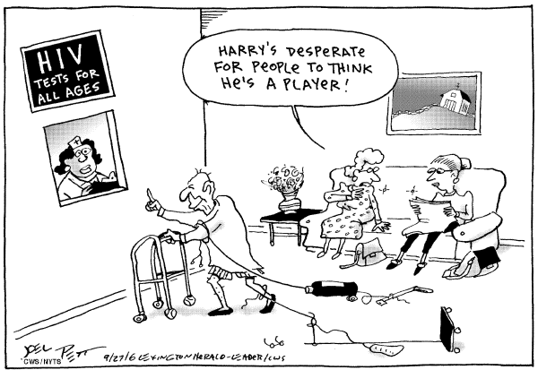 Editorial Cartoon by Joel Pett, Lexington Herald-Leader, CWS/CartoonArts Intl. on In Other News