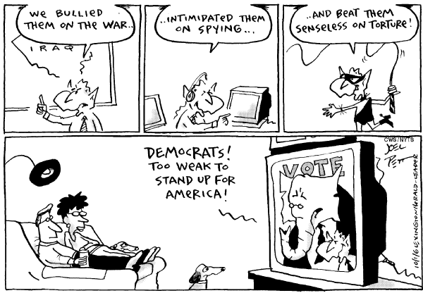 Editorial Cartoon by Joel Pett, Lexington Herald-Leader, CWS/CartoonArts Intl. on Fall Races Heat Up