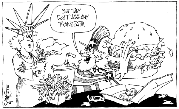 Editorial Cartoon by Signe Wilkinson, Philadelphia Daily News on In Other News