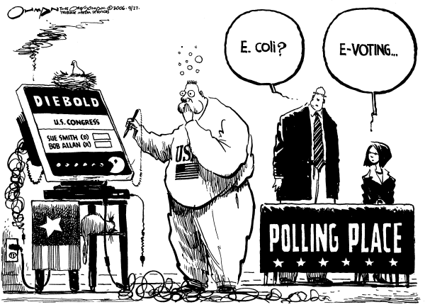 Editorial Cartoon by Jack Ohman, The Oregonian on In Other News
