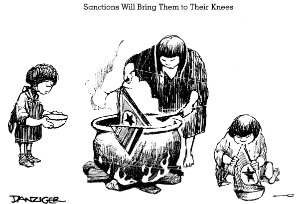 Editorial Cartoon by Jeff Danziger, CWS/CartoonArts Intl. on North Korea Tests Nuclear Weapon