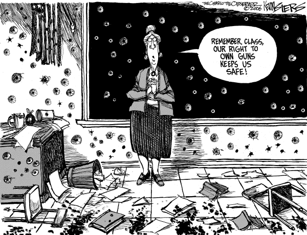 Editorial Cartoon by Kevin Siers, Charlotte Observer on In Other News