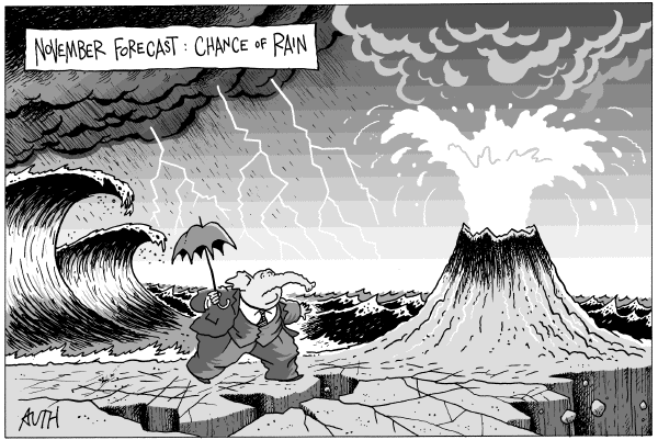Editorial Cartoon by Tony Auth, Philadelphia Inquirer on Republicans Take Aim