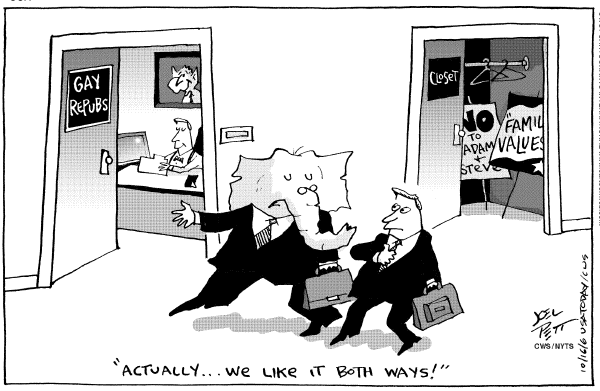 Editorial Cartoon by Joel Pett, Lexington Herald-Leader, CWS/CartoonArts Intl. on Republicans Take Aim