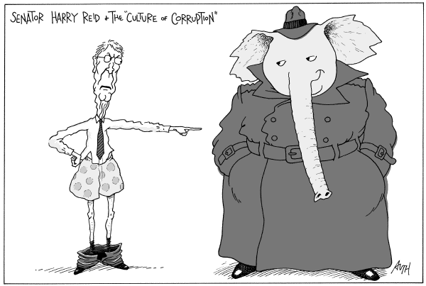 Editorial Cartoon by Tony Auth, Philadelphia Inquirer on In Other News