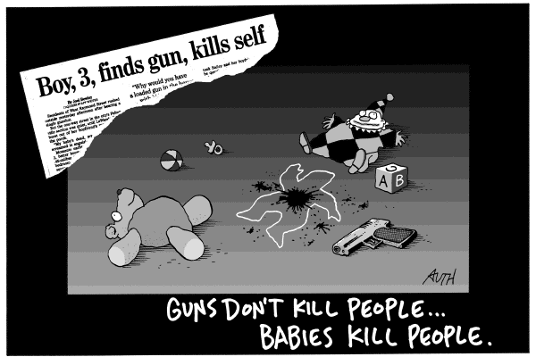 Editorial Cartoon by Tony Auth, Philadelphia Inquirer on In Other News