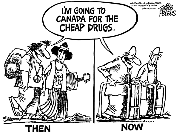 Editorial Cartoon by Mike Peters, Dayton Daily News on In Other News