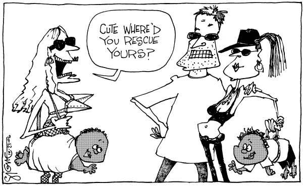 Editorial Cartoon by Signe Wilkinson, Philadelphia Daily News on In Other News