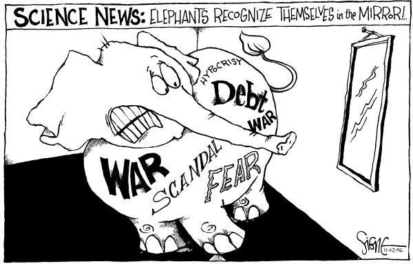 Editorial Cartoon by Signe Wilkinson, Philadelphia Daily News on In Other News