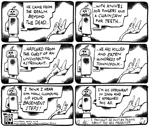 Editorial Cartoon by Tom Toles, Washington Post on In Other News