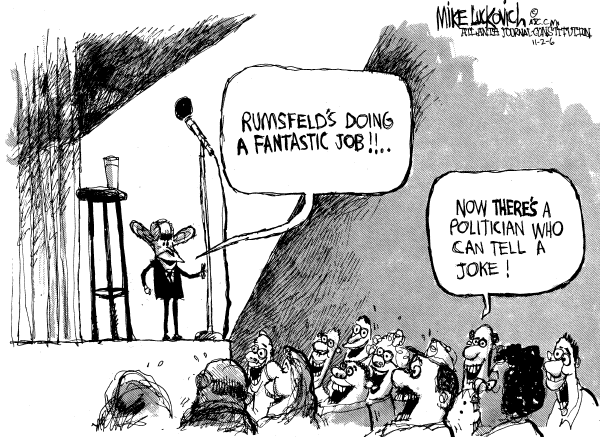 Editorial Cartoon by Mike Luckovich, Atlanta Journal-Constitution on A Look Back at the Campaigns