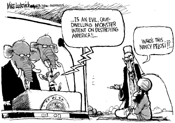 Editorial Cartoon by Mike Luckovich, Atlanta Journal-Constitution on A Look Back at the Campaigns