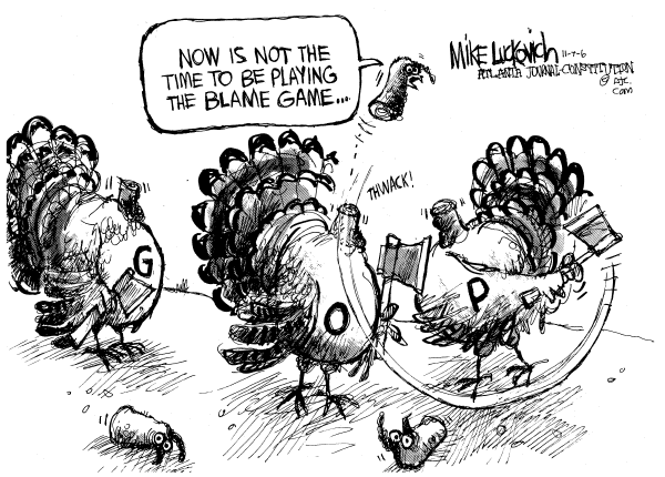 Editorial Cartoon by Mike Luckovich, Atlanta Journal-Constitution on A Look Back at the Campaigns