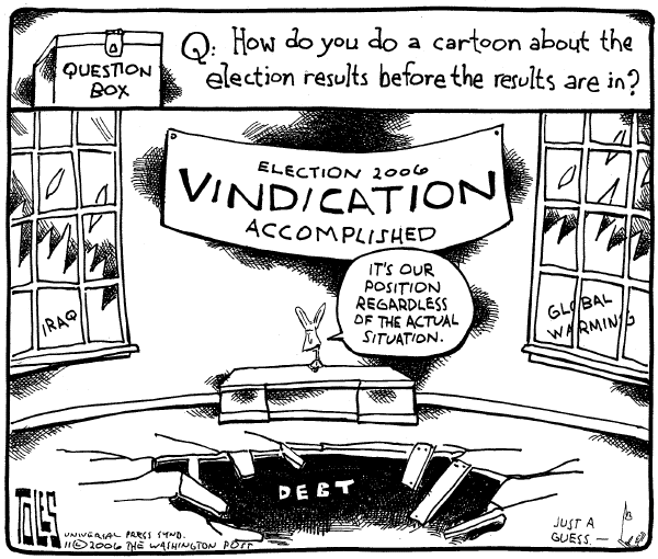 Editorial Cartoon by Tom Toles, Washington Post on A Look Back at the Campaigns
