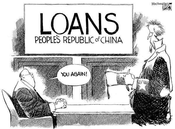 Editorial Cartoon by Don Wright, Palm Beach Post on Working Class Suffering