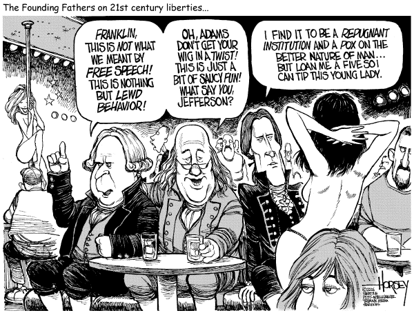 Editorial Cartoon by David Horsey, Seattle Post-Intelligencer on In Other News