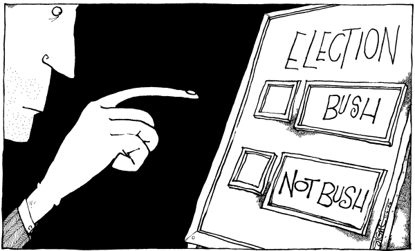 Editorial Cartoon by Signe Wilkinson, Philadelphia Daily News on Voters Made Big Decision