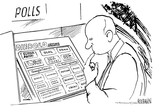 Editorial Cartoon by Rex Babin, Sacramento Bee on Voters Made Big Decision