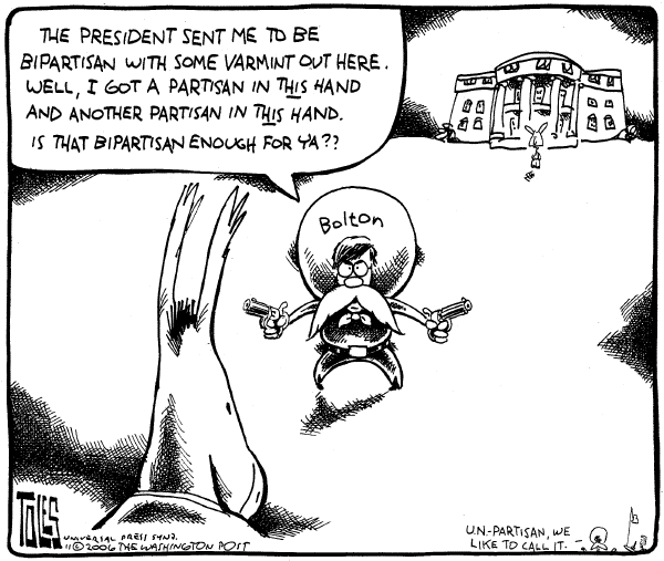 Editorial Cartoon by Tom Toles, Washington Post on Democrats Take Control