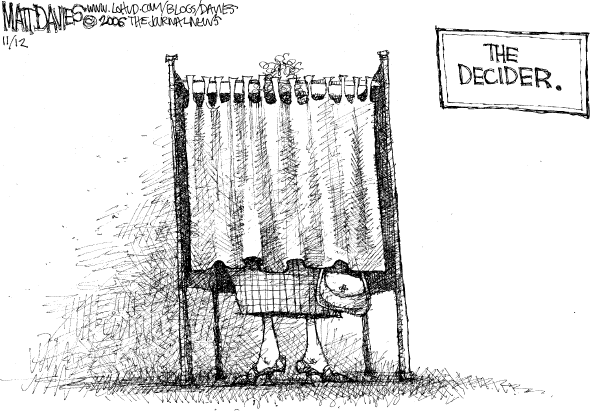 Editorial Cartoon by Matt Davies, Journal News on Voters Spoke In No Uncertain Terms