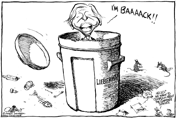 Editorial Cartoon by Pat Oliphant, Universal Press Syndicate on Voters Spoke In No Uncertain Terms