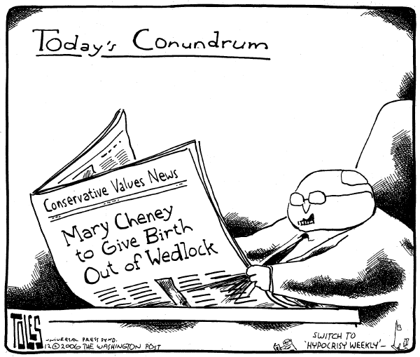 Editorial Cartoon by Tom Toles, Washington Post on In Other News
