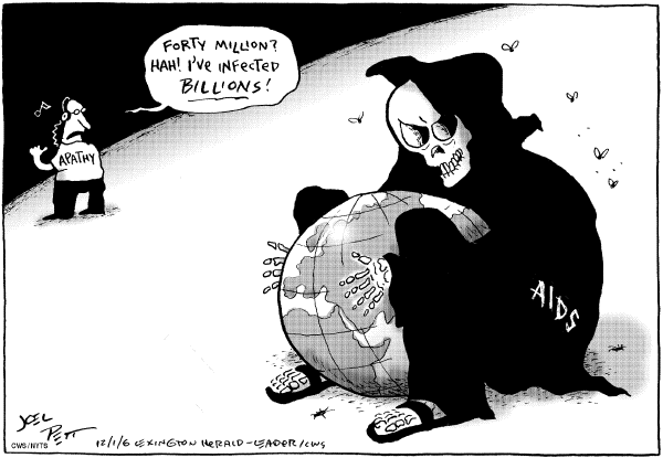 Editorial Cartoon by Joel Pett, Lexington Herald-Leader, CWS/CartoonArts Intl. on In Other News