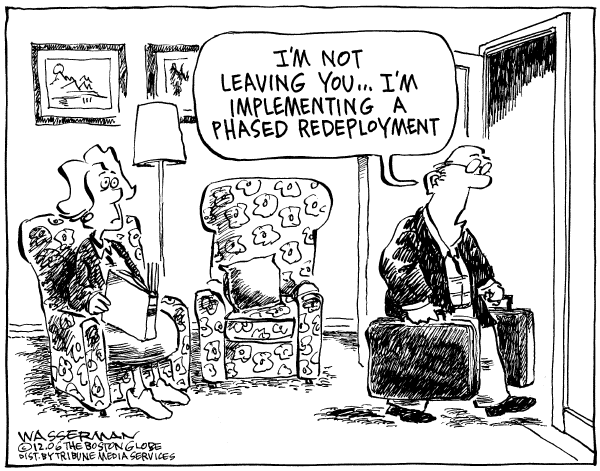 Editorial Cartoon by Dan Wasserman, Boston Globe on In Other News