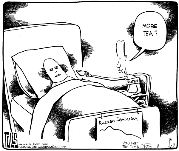 Editorial Cartoon by Tom Toles, Washington Post on In Other News