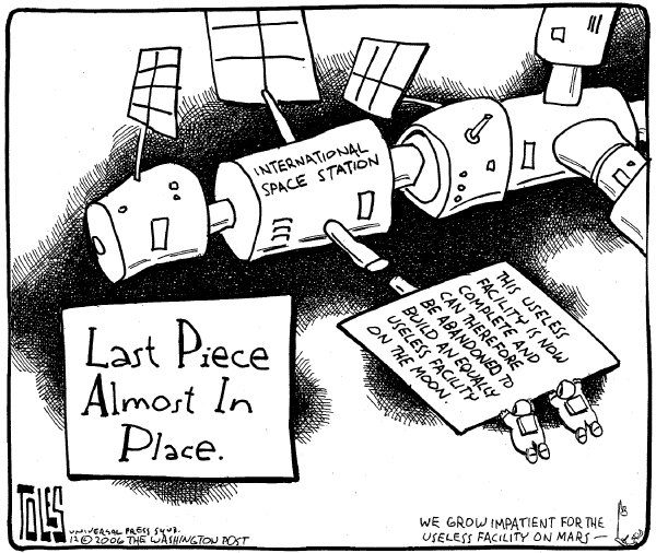 Editorial Cartoon by Tom Toles, Washington Post on In Other News